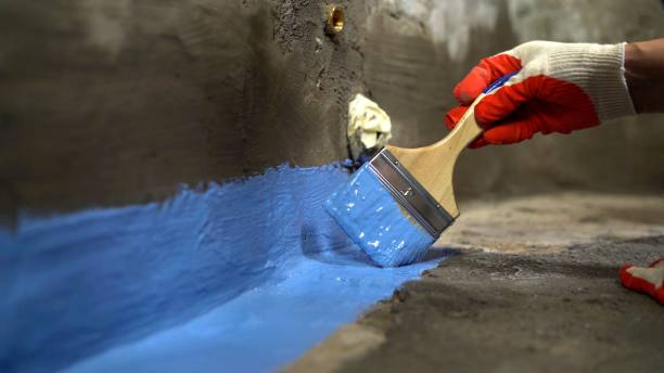 Commercial Emergency Waterproofing project at a Harrison Township, MI business property by SJ Waterproofing Pros
